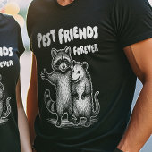 Pest Friends Forever White Print T-Shirt