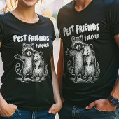 Pest Friends Forever White Print Women's T-Shirt