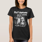 Pest Friends Forever White Print Women's T-Shirt (Vorderseite)