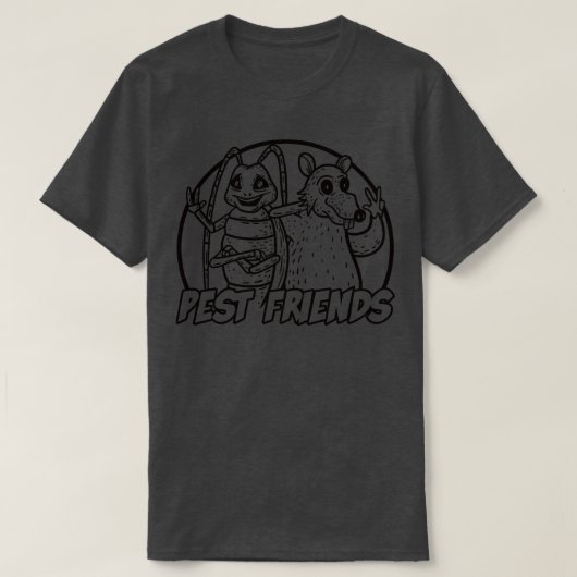 Pest Friends Lineal T-Shirt (Design vorne)