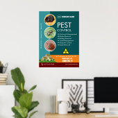 Pest Kontrolle bearbeitbares Poster (Heimbüro)