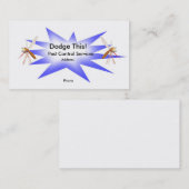 Pest Kontrolle - Blauer Park und Moskitos Visitenkarte (Vorne/Hinten)