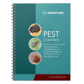 Pest Kontrolle Custom Company Spiral Foto Notebook Notizblock (Vorderseite)