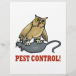 Pest-Kontrolle Flyer<br><div class="desc">Zeigen Sie Ihre gewalttätige Seite mit diesem sarkastischen und humorvollen Design.</div>