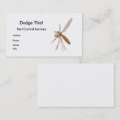 Pest Kontrolle - Funny Mosquito Visitenkarte (Vorne/Hinten)