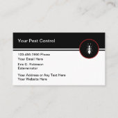Pest Kontrolle Moderne Visitenkarten Neu Visitenkarte (Vorderseite)