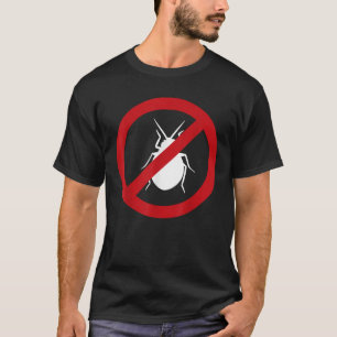 Pest Kontrolle Stink Bug Sign Gag Halloween Gesche T-Shirt