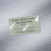Pest Kontrolle UK Unternehmensmagnete Magnetische Visitenkarte (Beispiel)