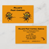 Pest-Kontrolle Visitenkarte (Vorne/Hinten)