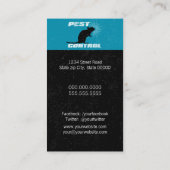 Pest-Kontrolle Visitenkarte (Rückseite)