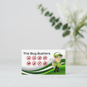 Pest-Kontrolle Visitenkarte (Stehend Vorderseite)