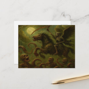 Pest-Reiter-Postkarte Postkarte