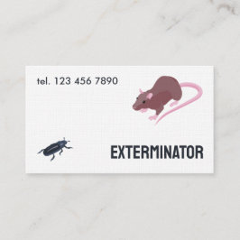 Pest Rodent Exterminator Visitenkarte