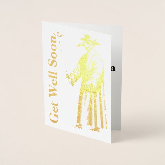 Pestarzt Medico della Peste wird gut Folienkarte (Vorderseite)