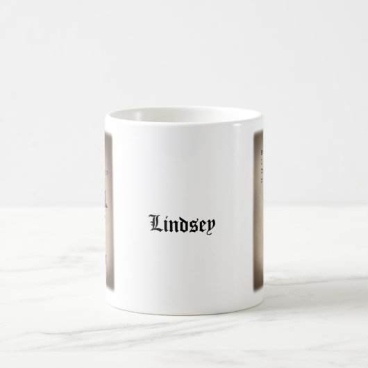 Pestarzt mit mittelalterlichem Liebe Gedicht Indiv Kaffeetasse (Mittel)