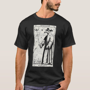 Pestärzt okkultisiert Schwarzes Tarot T-Shirt