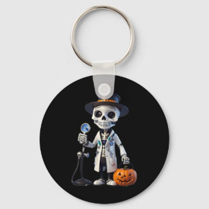 Pestarzt Skeleton Doctor Halloween Paramedian Schlüsselanhänger