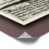 Pestärztekleidung Rom Poster (Ecke)