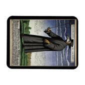 Pestärztin - Farbkupfergravur 1656 - Magnet (Horizontal)