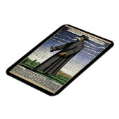 Pestärztin - Farbkupfergravur 1656 - Magnet (Linke Seite)