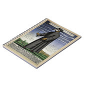 Pestärztin - Farbkupfergravur 1656 - Notizblock (Linke Seite)