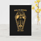 Pestärztin Funny Medic-Geschenk Karte (Gelbe Blume)