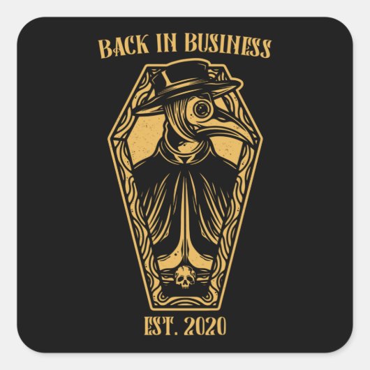 Pestärztin Funny Medic-Geschenk Quadratischer Aufkleber (Vorderseite)