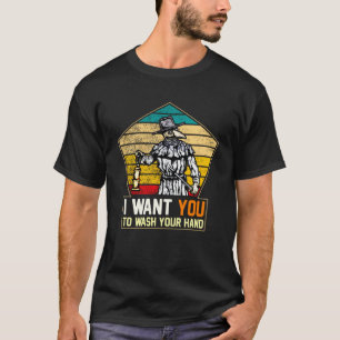 Pestärztin Ich wollte dir, dir die Hände zu wasche T-Shirt