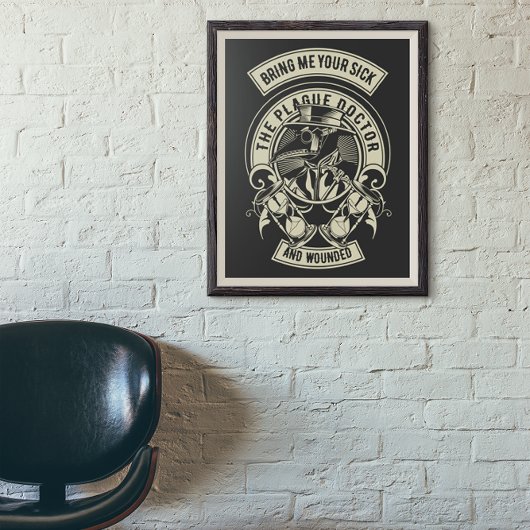 Pestdoktor Vintage Poster