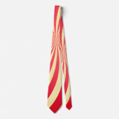 Pestgelber Roter Streifen - Necktie Krawatte (Vorderseite)
