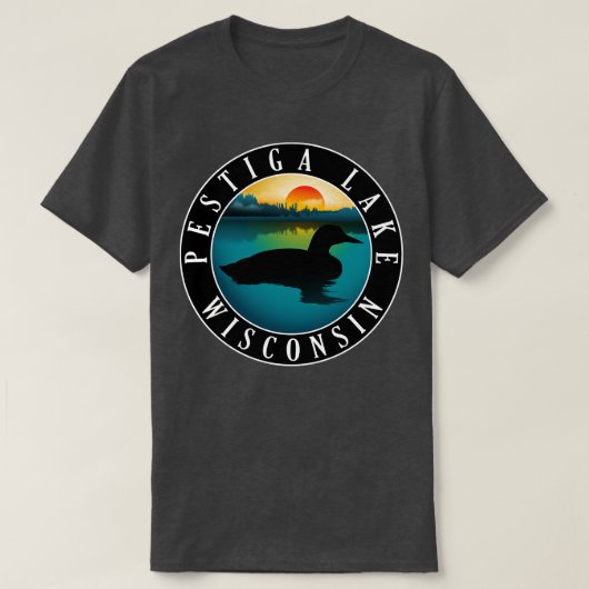 Pestiga Lake Wisconsin T-Shirt (Design vorne)