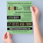 Pestkontrollpumpe, Kontrolle für Schädlinge Flyer (Hand)