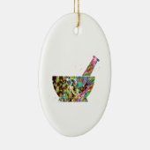 Pestle und Mortar Keramik Ornament (Rechts)