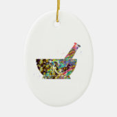 Pestle und Mortar Keramik Ornament (Vorne)