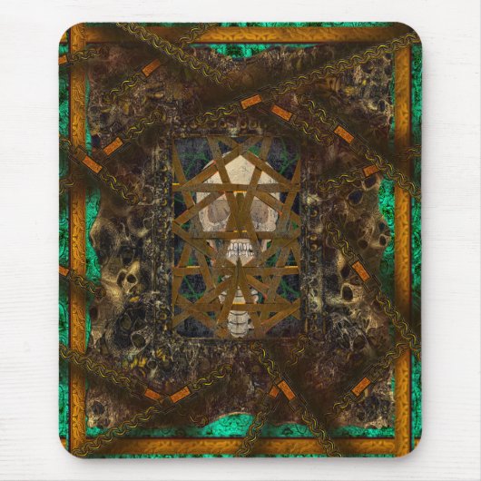 Pestliche Grimoires von Nekromancy & Curses I Mousepad (Vorne)