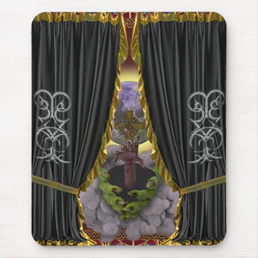 Pestliche Grimoires von Nekromancy & Curses III Mousepad (Vorne)