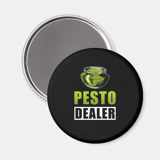Pesto lustig magnet (Vorderseite/Rückseite)