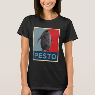Pesto Penguin: Hope Poster Style Design T-Shirt