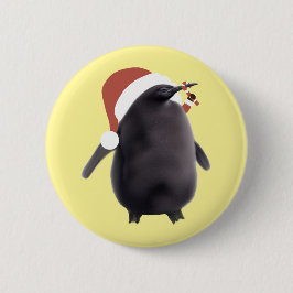 Pesto Penguin Weihnachten Button