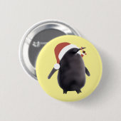 Pesto Penguin Weihnachten Button (Vorne & Hinten)