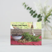 Pesto Postkarte (Stehend Vorderseite)