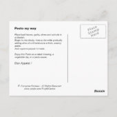 Pesto Postkarte (Rückseite)