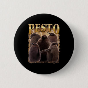 Pesto The Pinguin Funny Ba1 Button