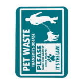 PET-ABFÄLLE - Höflichkeit Magnet (Vertikal)