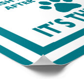 PET-ABFÄLLE - Höflichkeit Poster (Ecke)