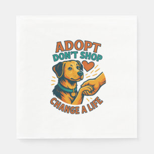 Pet Adopt Liebens T-Shirt Serviette