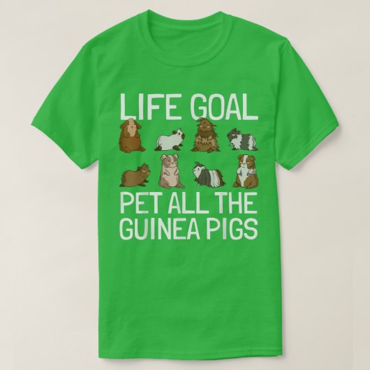 Pet All Guinea Pigs T-Shirt (Design vorne)
