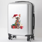 Pet Animal Lovers Cute Sphynx cat Reindeer Antlers Aufkleber (Koffer)