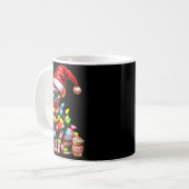 Pet Animal Lovers Cute Sphynx Cat Reindeer Antlers Kaffeetasse (Vorderseite Links)