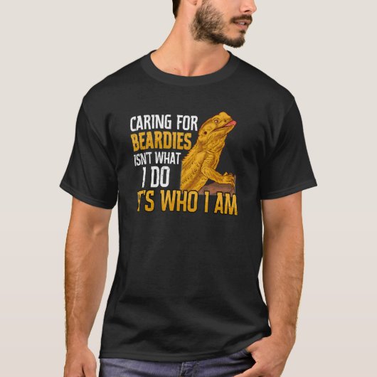 Pet Bearded Dragon Lizard Reptile Gekümmert für Be T-Shirt (Vorderseite)